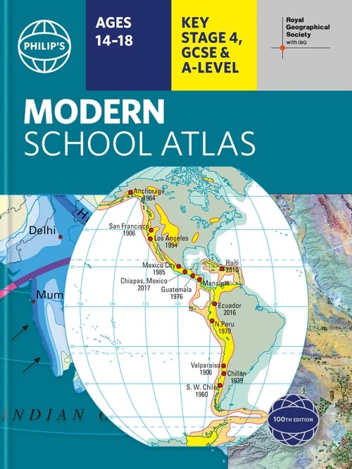 Philip's RGS Modern School Atlas: 100th edition (Philip's World Atlas)