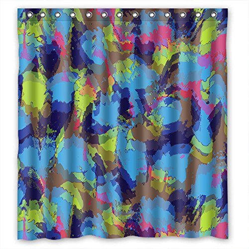 Paul Williams - Home Fashion Waterproof Geometry Shower Curtains, Width X Height / 66 X 72 Inches / W H 168 By 180 Cm, Polyester, Best For Relatives [VINYL]