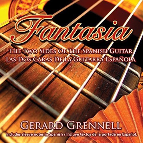 Album cover featuring a close-up of a Spanish guitar with red title text.