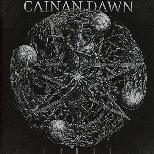 Album cover with dark, intricate illustration of skulls and a central figure.