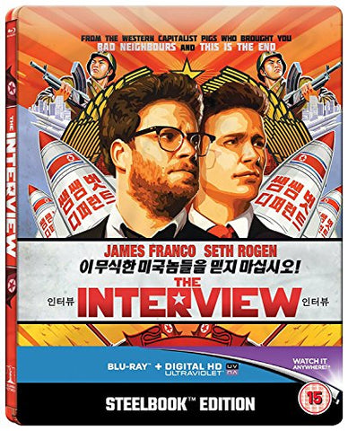 The Interview (Limited Edition Steelbook) [Blu-ray] [2015] [Region Free]