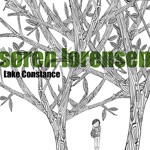 "Album cover with a person standing under a tree, artist name and title displayed."