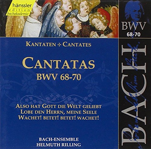 Rilling Bach-collegium Stuttg - Bach: Cantatas, BWV 68-70 (Edition Bachakademie Vol 22) /Rilling [CD]