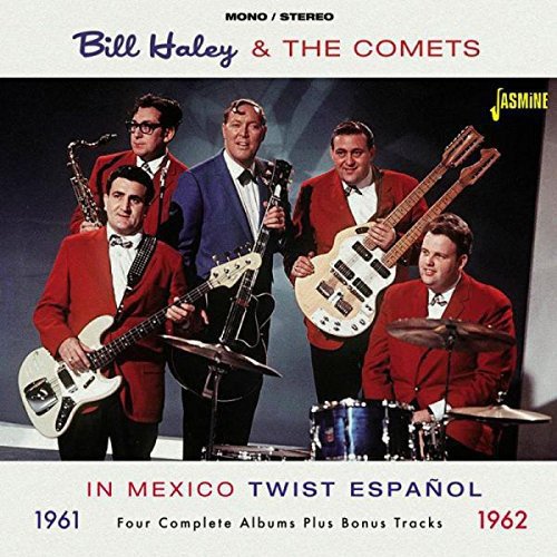 "CD cover featuring Bill Haley and The Comets band members posing with instruments."
