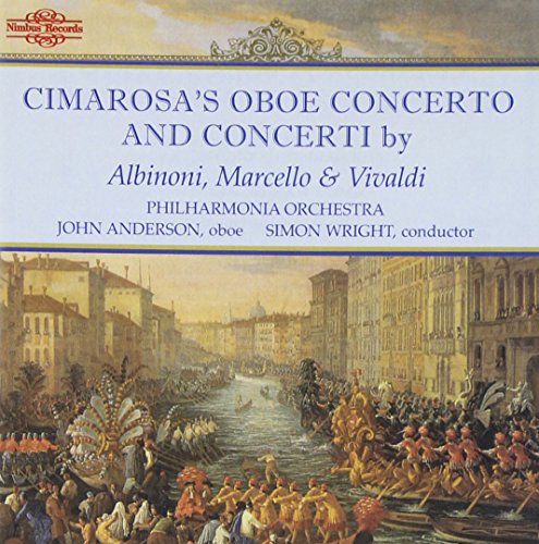 "CD cover featuring a Renaissance-era canal scene with blue title text and red logo."
