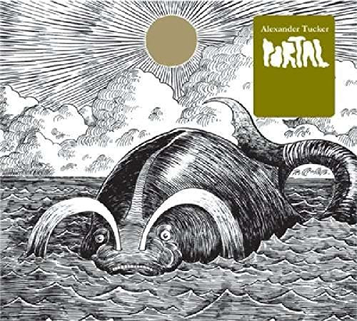 "CD cover art featuring a black and white illustration of two snails."