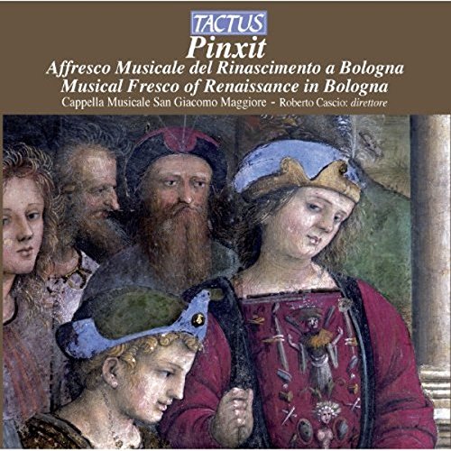 "CD cover featuring a Renaissance painting of people in ornate clothing and headwear."