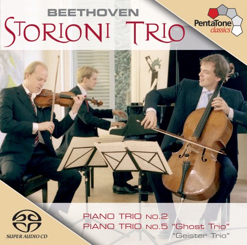 CD cover featuring three musicians playing violin, piano, and cello together.