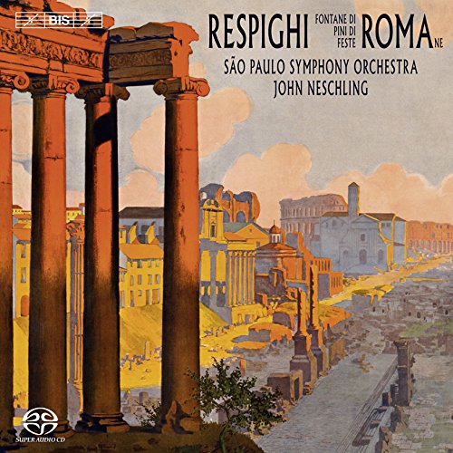 "Album cover featuring a painting of ancient Roman ruins and cityscape."