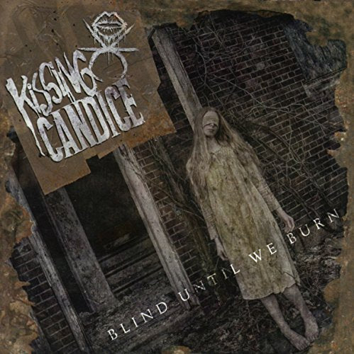 The alt text for the image is: "Album cover with a dirty girl standing by a brick doorway."