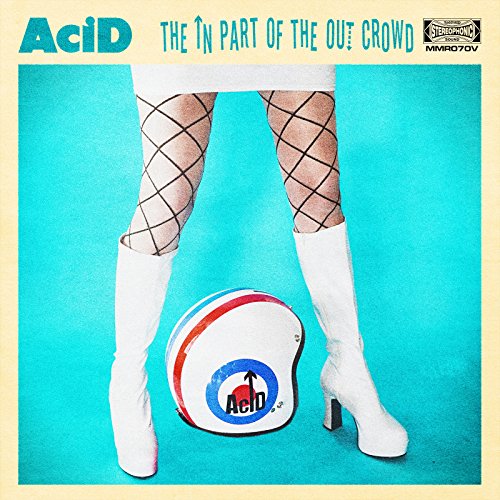 Vinyl album cover featuring a woman's legs and a guitar case with "Acid" logo.