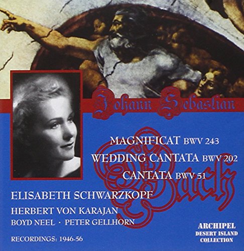 Schwarzkopf/Gedda/RAI Symphony Orchestra - Magnificat, Wedding Cantata etc. [CD]