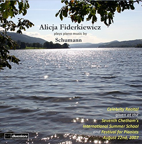 Alicja Fiderkiewicz CD cover featuring a serene lake scene with rippling water and tree branches.