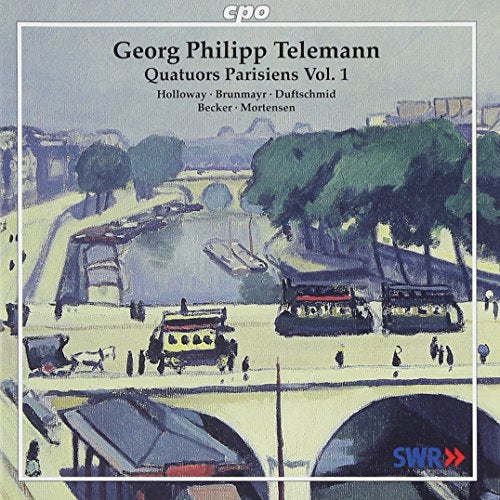 A CD cover featuring a serene river scene painting with text overlay.