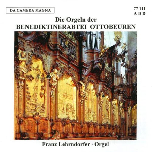 CD cover featuring ornate church organs with golden details and statues.