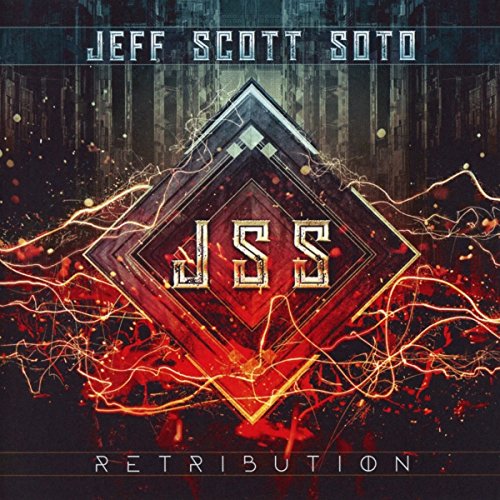 Album cover with "JSS" logo, surrounded by red and yellow sparks, dark background.