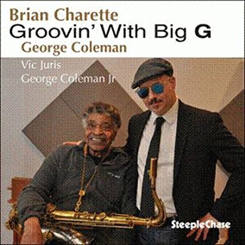 CD cover with two men, one holding a saxophone, and text "Groovin' With Big G".