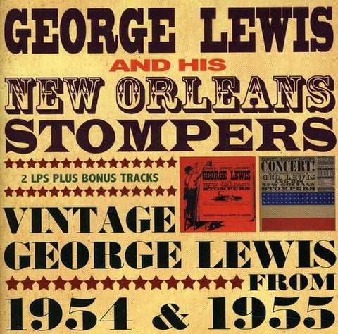 George Lewis & His New Orlea - Vintage George Lewis 1954-55 [CD]