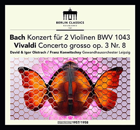 David and Igor Oistrach - Bach: Double Concerto for Violins; Vivaldi; Franck Audio CD
