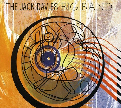 "Album cover with abstract vinyl record design and 'The Jack Davies Big Band' text."