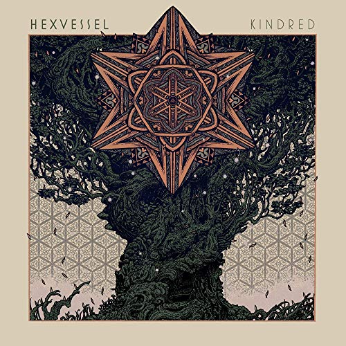 Album cover featuring a dark tree with a large orange star symbol above it.