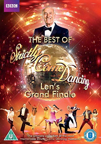 DVD cover featuring Len Goodman and dancers, with a disco ball and red background.