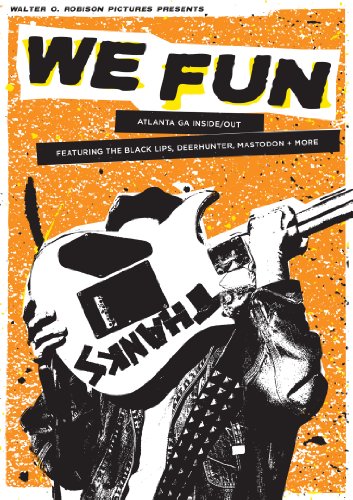 DVD cover with punk rock image, orange background, and bold black title "We Fun".