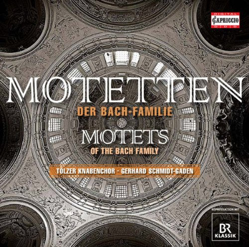 A CD cover featuring a black-and-white domed ceiling with ornate details and text overlay.