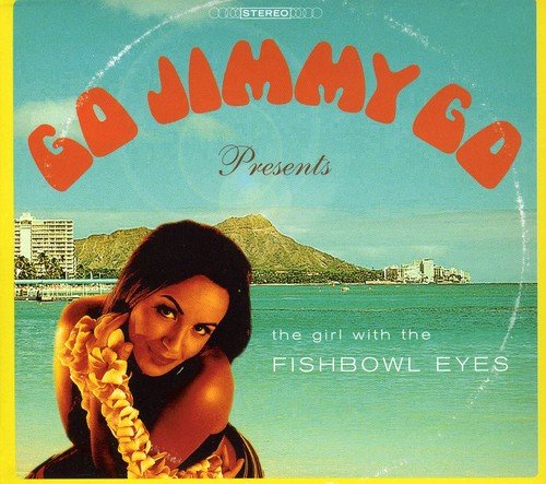 "CD cover art featuring a woman with a lei, ocean, and mountain background."