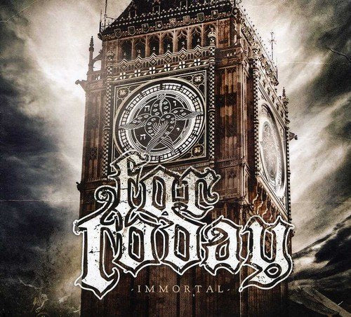 "Album cover featuring Big Ben with 'For Today' and 'Immortal' in gothic font."