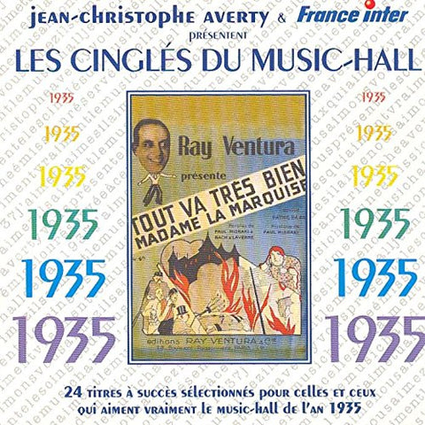 Jean-christophe Averty - Les Cingles Du Music Hall : 1935 [CD]