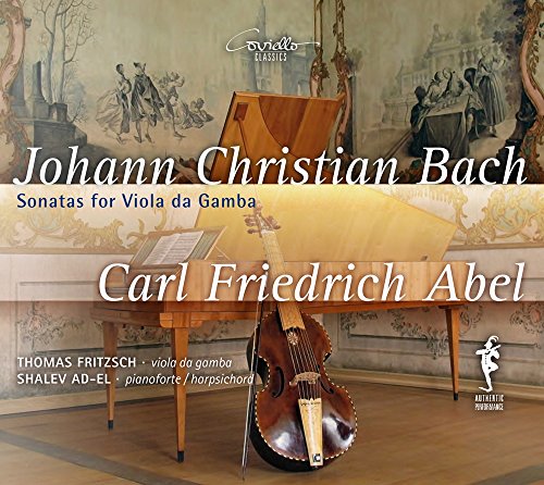 A CD cover featuring a viola da gamba on a wooden stand.