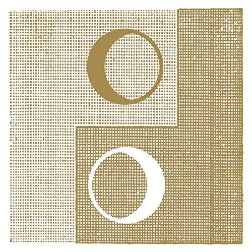 A square album cover with a gold background and large "o" and "a" letters.
