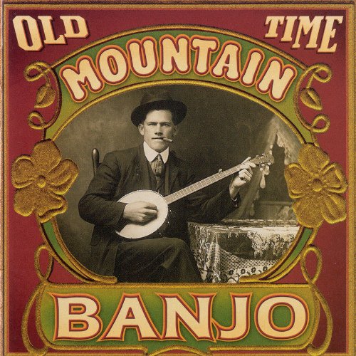 "CD cover featuring a man in a suit holding a banjo, vintage style."