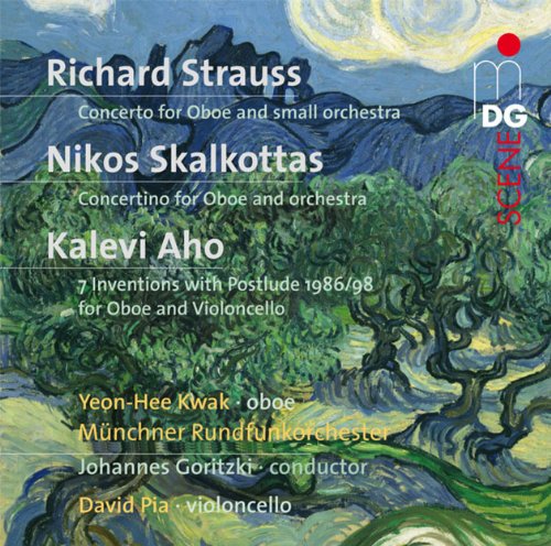 A CD cover featuring a landscape painting with white and yellow text overlay.