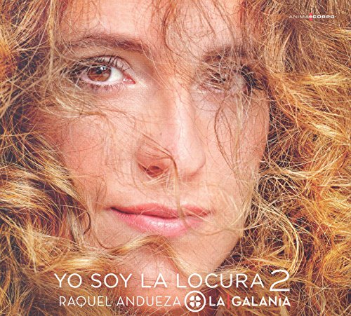 "CD cover with a woman's face surrounded by her curly hair."