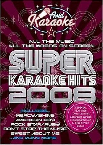 Super Karaoke Hits 2008 [DVD]