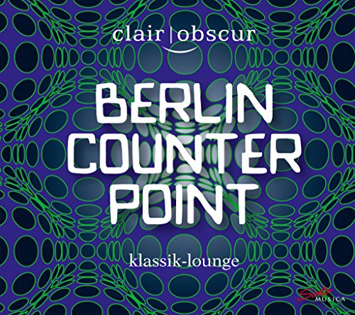 "CD cover with 'Berlin Counter Point' text on blue and green patterned background."