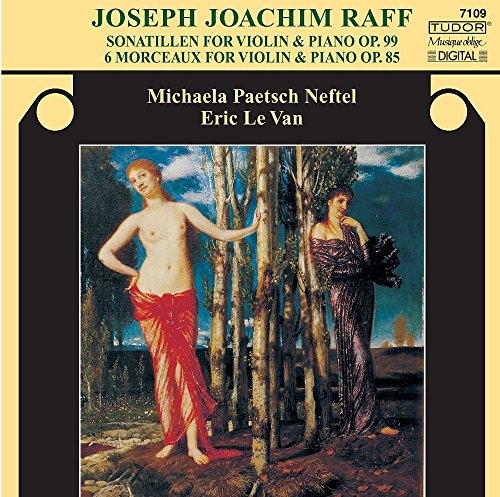 "CD cover with painting of two women in a forest, black and beige design."