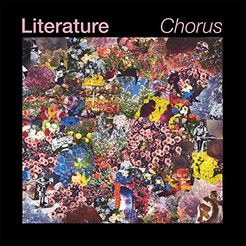 Album cover with "Literature" and "Chorus" text, featuring a vibrant, multicolored collage on black.