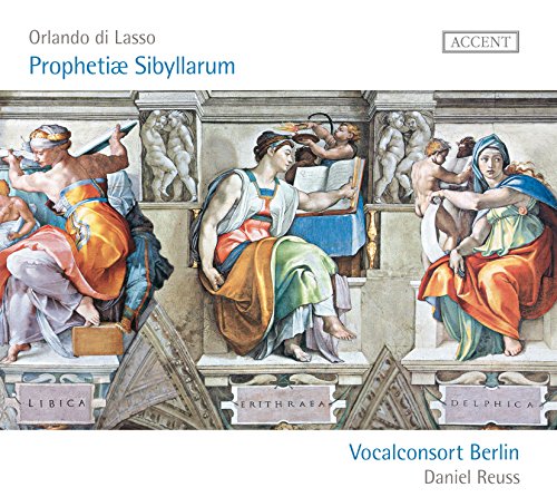 "CD cover featuring a Renaissance-style painting of three women in classical attire."