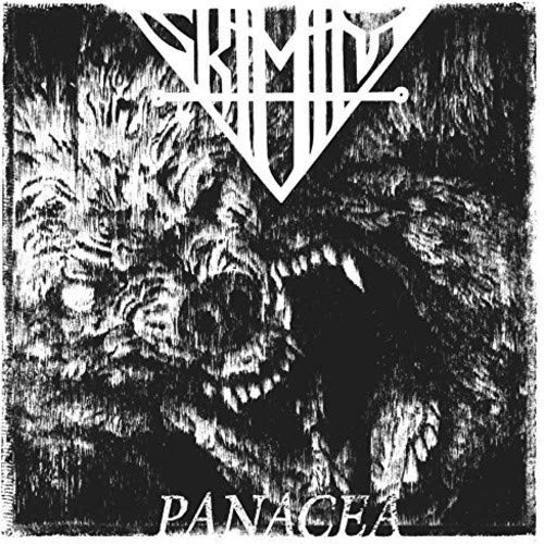 Black and white album cover with abstract design and white text "Sektemtum" and "Panacea".