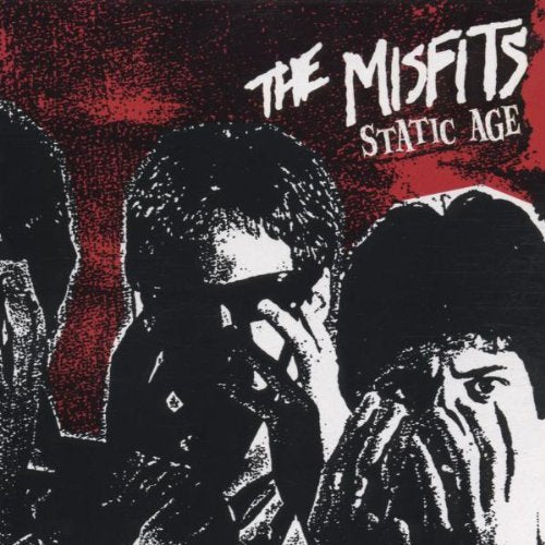 Black and white album cover for The Misfits’ “Static Age” CD.