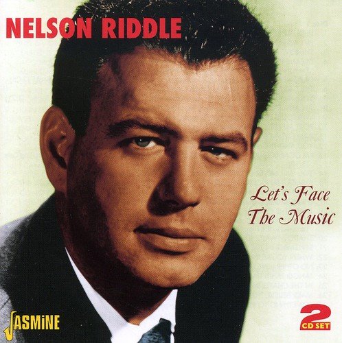 "Album cover featuring a close-up portrait of Nelson Riddle in a suit."