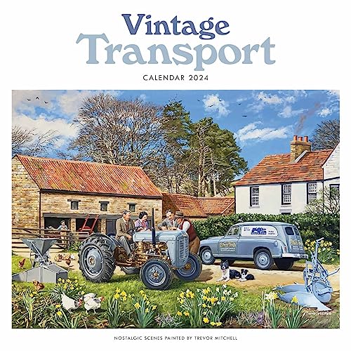 Vintage Transport By Trevor Mitchell Wall Calendar 2024