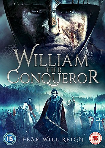 DVD cover for "William the Conqueror" featuring a knight and battle scene.
