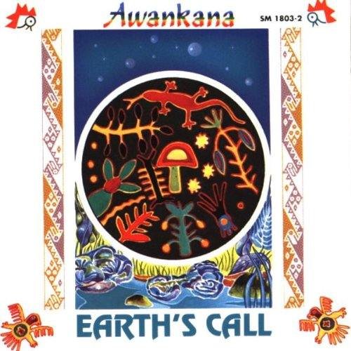 "Album cover with colorful illustration of lizard, plants, and water, surrounded by patterned border."