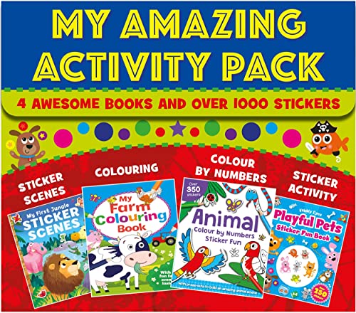 My Amazing Activity Pack (With 4 Colour and Activity Books, and Over 1000 Stickers!)
