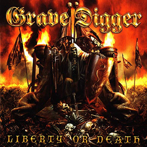 Grave Digger - Liberty Or Death (Red/Black Splatter)  [VINYL]