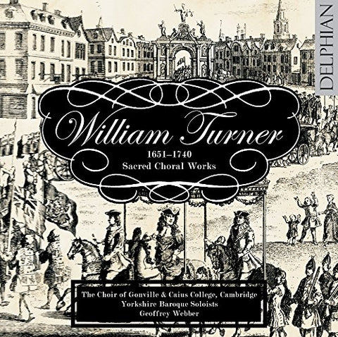 William Purefoy - Turner: Sacred Choral Music Audio CD